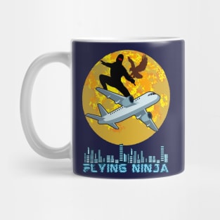 Flying Ninja - Funny Ninja Mug